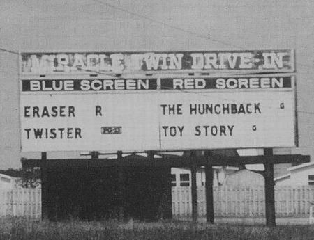 Miracle Twin Drive-In Theatre - Vintage Shot From Gary Flinn